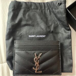 YSL card wallet
